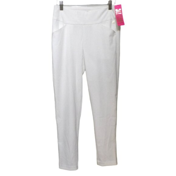 LILLY PULITZER Luxletic white high rise leggings women's size 2 inseam 28" NEW - Picture 1 of 4
